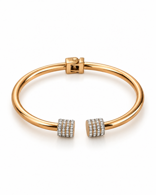 PRE ORDER-Stainless Steel Micropave Tip Bracelet