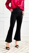 Sculpt Seam Pants – Black-170 Bottoms-Zenana-Coastal Bloom Boutique, find the trendiest versions of the popular styles and looks Located in Indialantic, FL