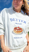 Breakfast Club Crewneck Sweatshirt-110 Long Sleeve Tops-Gilli-Coastal Bloom Boutique, find the trendiest versions of the popular styles and looks Located in Indialantic, FL