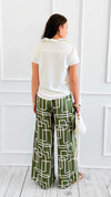 Abstract Graphic Italian Pant-100 Pants-JOY & LOVE-Coastal Bloom Boutique, find the trendiest versions of the popular styles and looks Located in Indialantic, FL