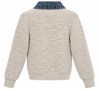 Denim Knit Cardigan