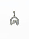 Micropave Horsebit Charm-230 Jewelry-NYC-Coastal Bloom Boutique, find the trendiest versions of the popular styles and looks Located in Indialantic, FL