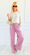 Daydream Lounge Pants - Lt. Rose-100 Pants-Zenana-Coastal Bloom Boutique, find the trendiest versions of the popular styles and looks Located in Indialantic, FL