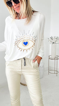 Wild at Heart Faux Leather Crinkle Jogger - Beige-180 Joggers-Venti6-Coastal Bloom Boutique, find the trendiest versions of the popular styles and looks Located in Indialantic, FL