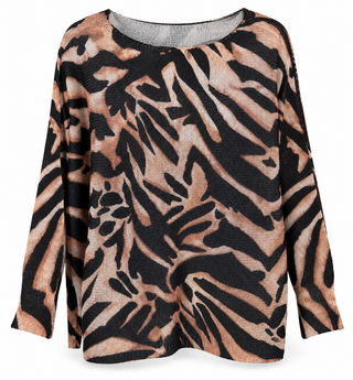 Pre Order - Black Safari Italian St Tropez Knit