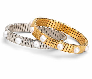 Pearl Station Stretch Bracelet