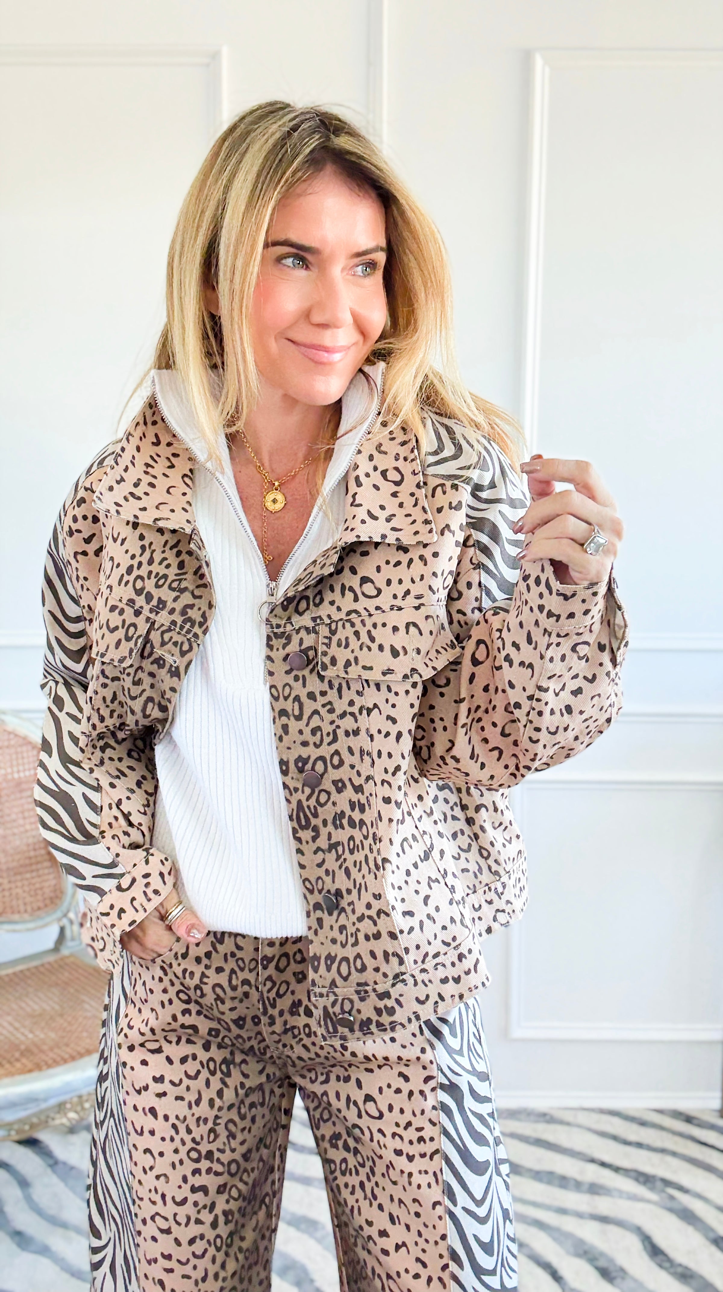 Wild Side Contrast Jacket