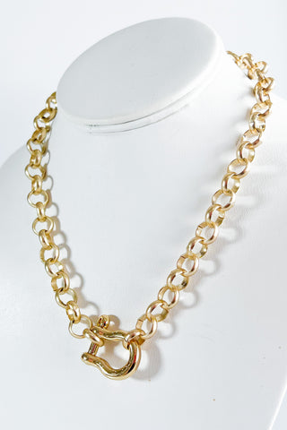 Pre Order CB Custom Horsebit Rollo Necklace-230 Jewelry-Holly-Coastal Bloom Boutique, find the trendiest versions of the popular styles and looks Located in Indialantic, FL