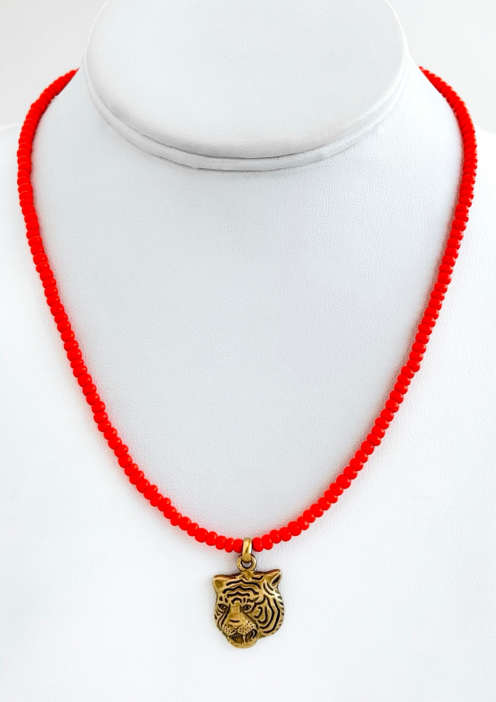 Roar Pendant Statement Necklace-230 Jewelry-YOCHI-Coastal Bloom Boutique, find the trendiest versions of the popular styles and looks Located in Indialantic, FL