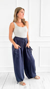 Drawstring Pocket Pants-170 Bottoms-Jade By Jane-Coastal Bloom Boutique, find the trendiest versions of the popular styles and looks Located in Indialantic, FL