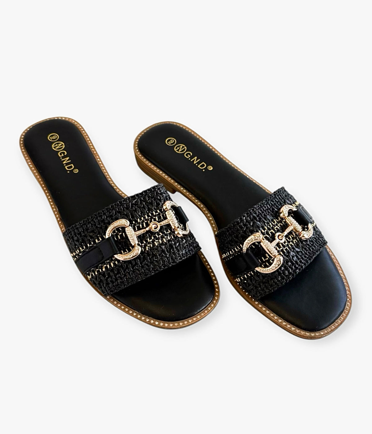 Riviera Buckle Sandals - Black-250 Shoes-GND-Coastal Bloom Boutique, find the trendiest versions of the popular styles and looks Located in Indialantic, FL