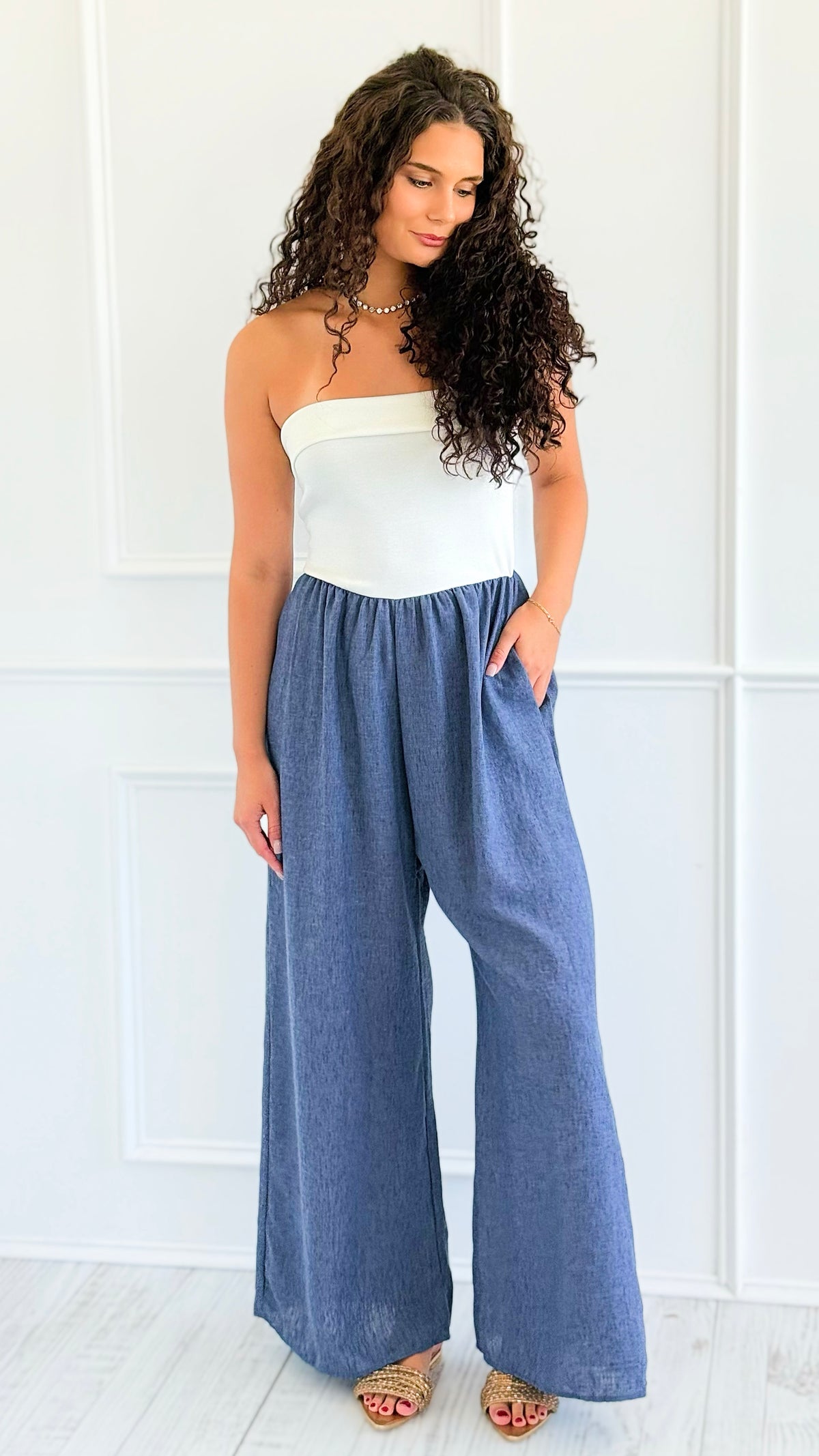 Weekend Muse Scuba Tube Jumpsuit-200 Dresses/Jumpsuits/Rompers-Bucket List-Coastal Bloom Boutique, find the trendiest versions of the popular styles and looks Located in Indialantic, FL