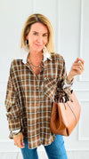 Bee Chic Italian Blouse-110 Long Sleeve Tops-TATTOO Z-Coastal Bloom Boutique, find the trendiest versions of the popular styles and looks Located in Indialantic, FL