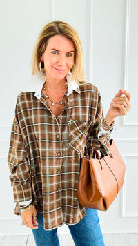 Bee Chic Italian Blouse-110 Long Sleeve Tops-TATTOO Z-Coastal Bloom Boutique, find the trendiest versions of the popular styles and looks Located in Indialantic, FL