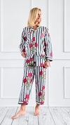 Morning Garden Lounge Pajama Set-220 Intimates-bhavnas boutique-Coastal Bloom Boutique, find the trendiest versions of the popular styles and looks Located in Indialantic, FL