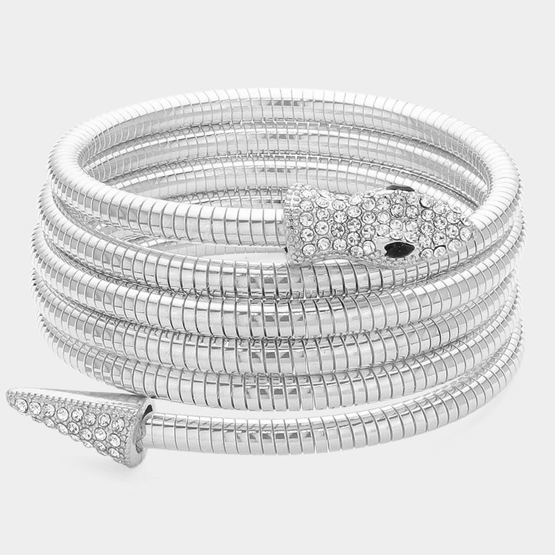 CZ Znake Bracelet-230 Jewelry-NYW-Coastal Bloom Boutique, find the trendiest versions of the popular styles and looks Located in Indialantic, FL