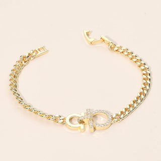 Micropavé Cuban Link Bracelet