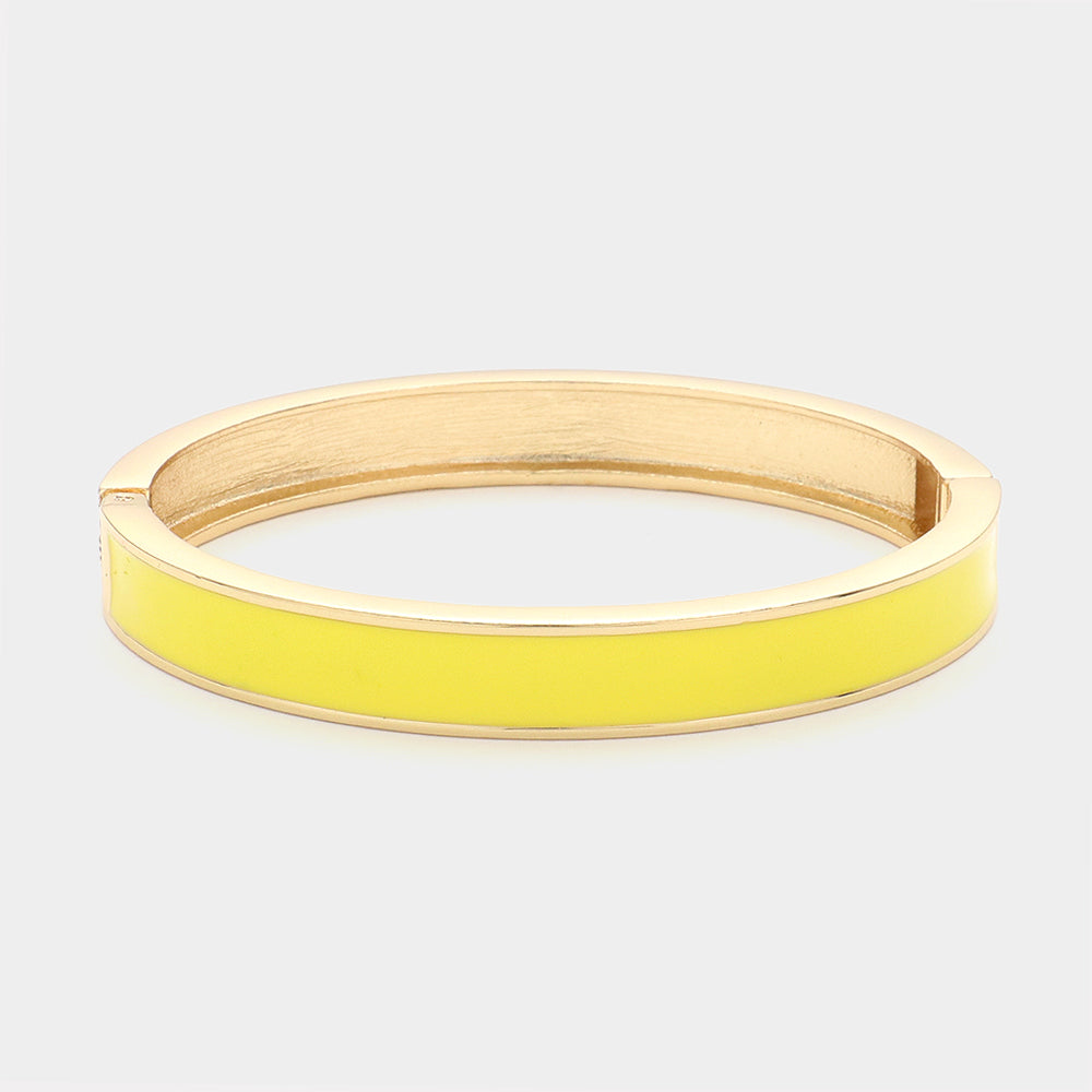 Sunbeam Enamel Slim Bangle Bracelet