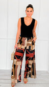 Abstract Trail Italian Pant-100 Pants-BETTER GO-Coastal Bloom Boutique, find the trendiest versions of the popular styles and looks Located in Indialantic, FL