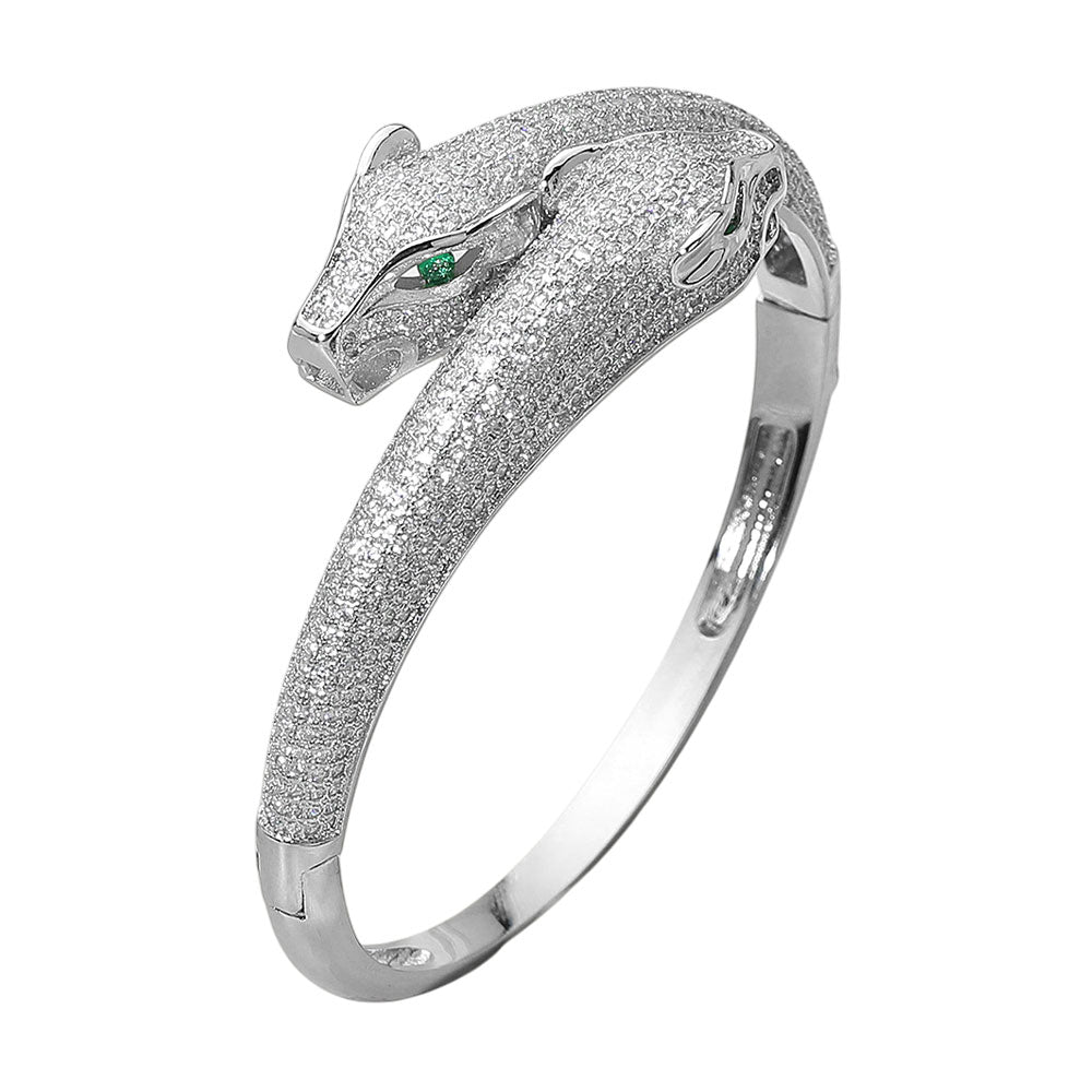 Dual Panther Head Bracelet-230 Jewelry-NYW-Coastal Bloom Boutique, find the trendiest versions of the popular styles and looks Located in Indialantic, FL
