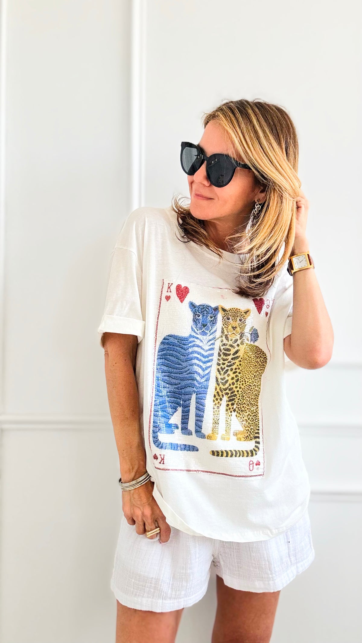 Wild Love Royals Italian Tee-120 Graphic-Italianissimo-Coastal Bloom Boutique, find the trendiest versions of the popular styles and looks Located in Indialantic, FL