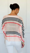 Iconic Striped Italian St Tropez Knit-140 Sweaters-SORPRESA-Coastal Bloom Boutique, find the trendiest versions of the popular styles and looks Located in Indialantic, FL