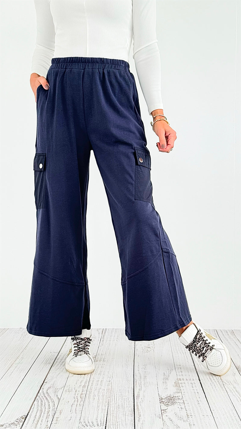 Effortless Utility Lounge Pants-170 Bottoms-Jodifl-Coastal Bloom Boutique, find the trendiest versions of the popular styles and looks Located in Indialantic, FL