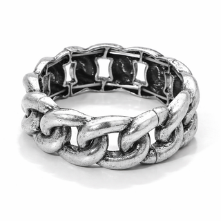 Boho Bold Chunky Chain Stretch Bracelet