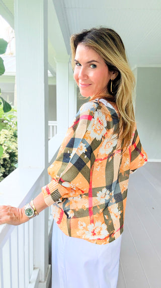 Autumn Bloom Italian St Tropez Knit