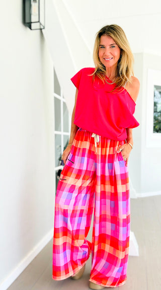 Sweet Check Kapri Italian Pants