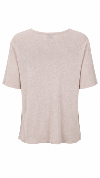 Rockstar Paws Italian Graphic Top- Blush