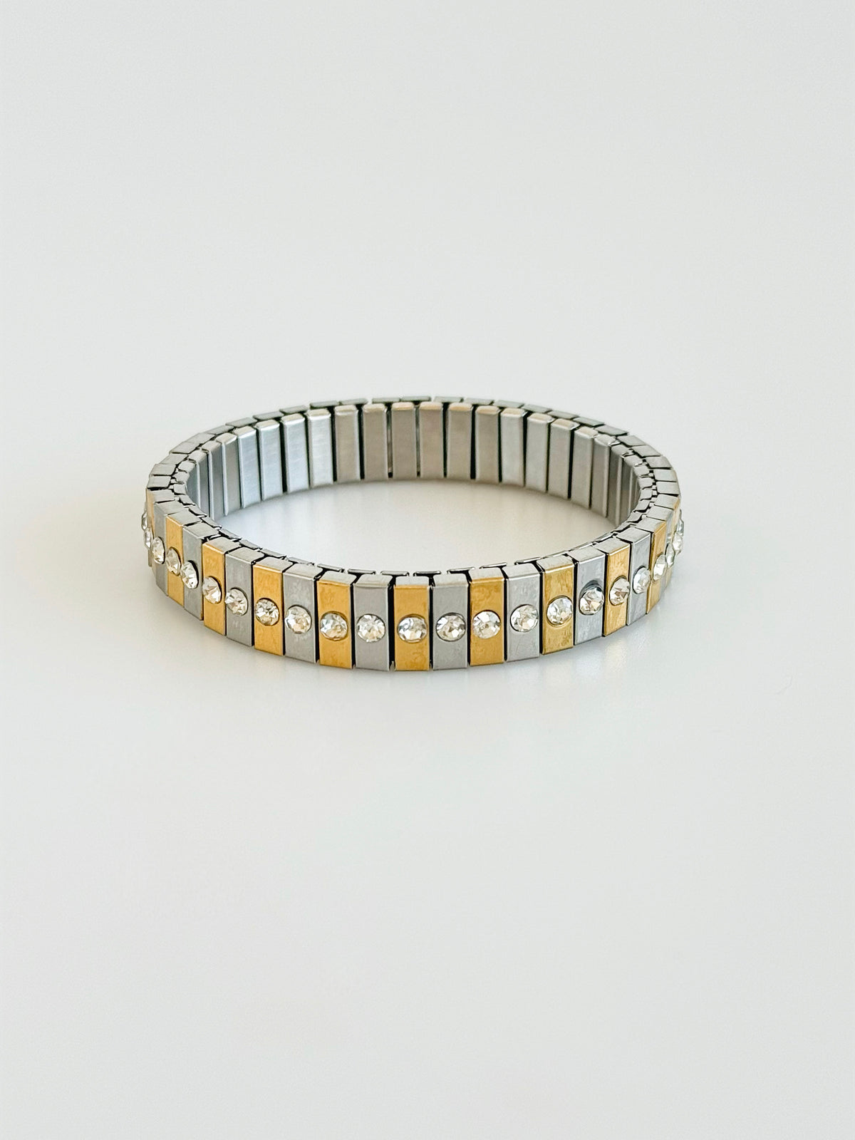 Radiant Two Tone Bracelet-230 Jewelry-Chasing Bandits-Coastal Bloom Boutique, find the trendiest versions of the popular styles and looks Located in Indialantic, FL