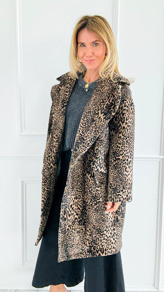 Bold Instinct Italian Coat-160 Jackets-DIPINTO DI BLU-Coastal Bloom Boutique, find the trendiest versions of the popular styles and looks Located in Indialantic, FL