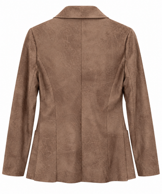 Refined Legacy Italian Blazer- Mocha