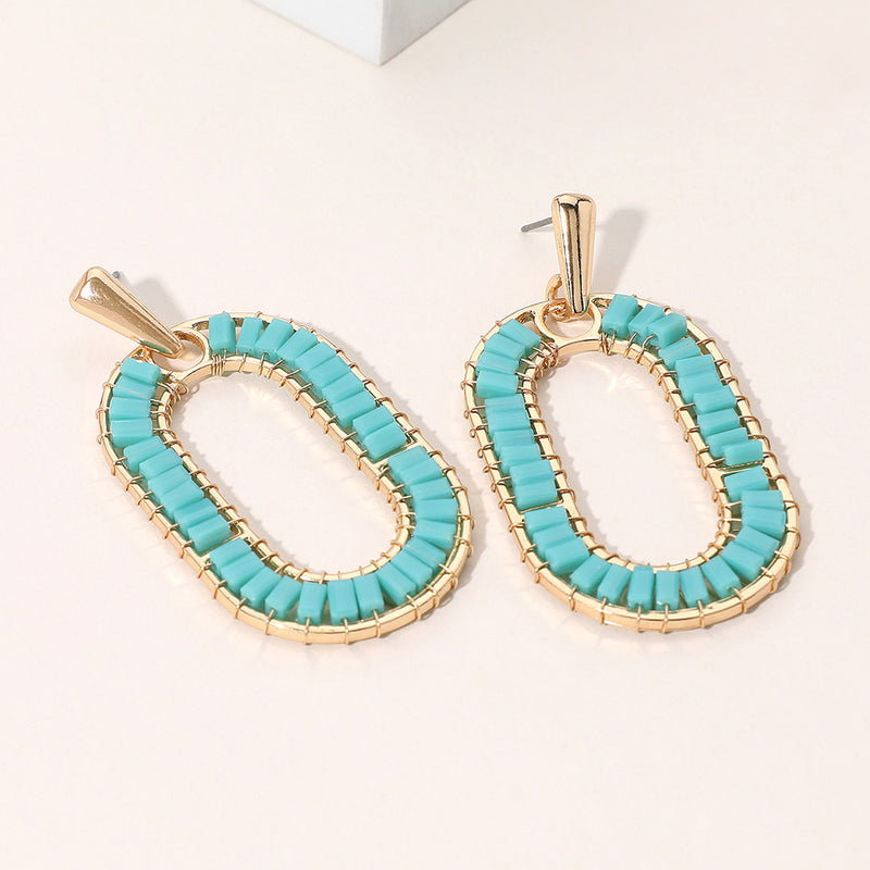 PRE ORDER-Ocean Breeze Drop Earrings-230 Jewelry-NYW-Coastal Bloom Boutique, find the trendiest versions of the popular styles and looks Located in Indialantic, FL