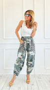 Camo & Wild Italian Barrel Pant-100 Pants-AZUL MONACO-Coastal Bloom Boutique, find the trendiest versions of the popular styles and looks Located in Indialantic, FL