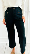Buttoned Up Quilted Pants-170 Bottoms-VOY-Coastal Bloom Boutique, find the trendiest versions of the popular styles and looks Located in Indialantic, FL