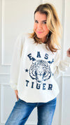 Wild Roar Vintage Sweatshirt-130 Long Sleeve Tops-Sweet Claire-Coastal Bloom Boutique, find the trendiest versions of the popular styles and looks Located in Indialantic, FL