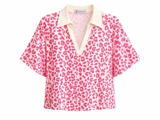 A Bold Contrast Playful Leopard Set