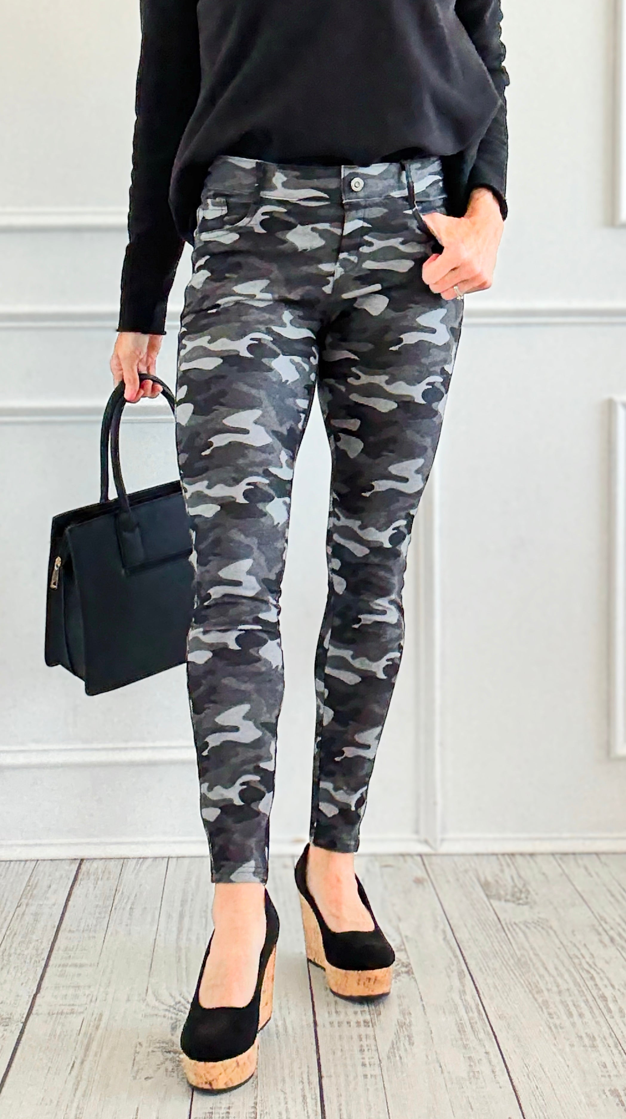 Wild Terrain 5- Pocket Jeggings-100 Pants-YELETE-Coastal Bloom Boutique, find the trendiest versions of the popular styles and looks Located in Indialantic, FL