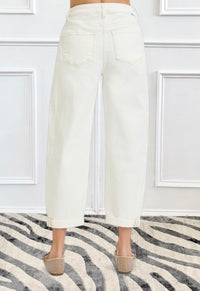 High Rise Barrel Jeans-170 Bottoms-RISEN JEANS-Coastal Bloom Boutique, find the trendiest versions of the popular styles and looks Located in Indialantic, FL