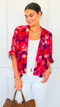 Floral Essence Kimono-150 Cardigans/Layers-Jodifl-Coastal Bloom Boutique, find the trendiest versions of the popular styles and looks Located in Indialantic, FL