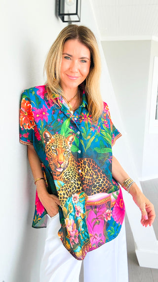 Tropical Jungle Ibiza Italian Top