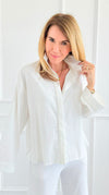 Effortless Luxe Button-Up Blouse-130 Long Sleeve Tops-Gigio-Coastal Bloom Boutique, find the trendiest versions of the popular styles and looks Located in Indialantic, FL