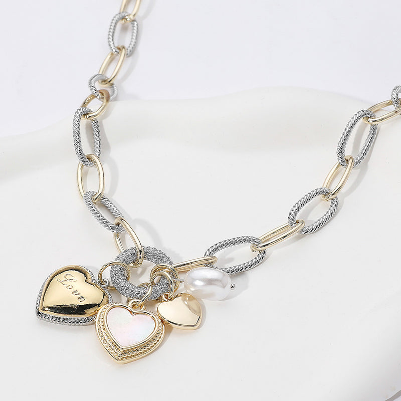 Endless Love Pendant Necklace-230 Jewelry-NYW-Coastal Bloom Boutique, find the trendiest versions of the popular styles and looks Located in Indialantic, FL