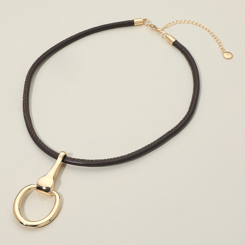 Urban Orbit Necklace - Brown-230 Jewelry-NYW-Coastal Bloom Boutique, find the trendiest versions of the popular styles and looks Located in Indialantic, FL