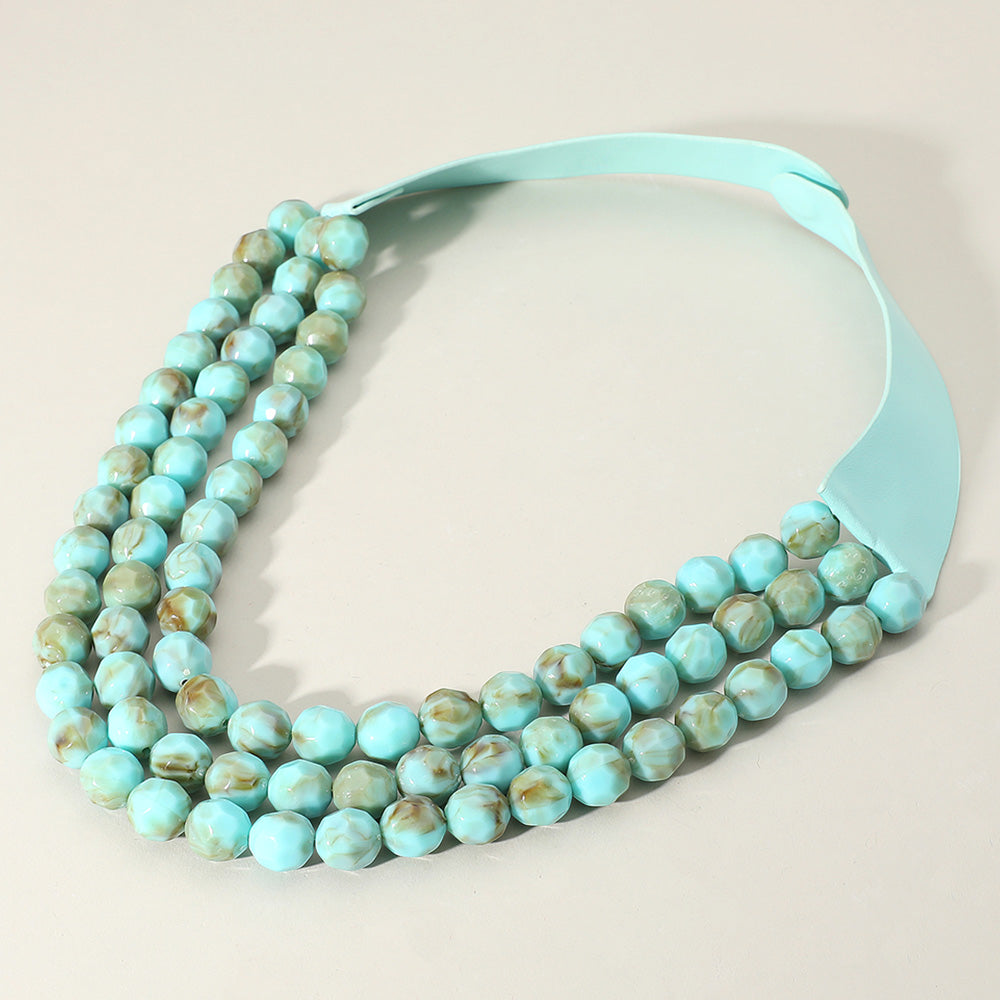 Timeless Harmony Necklace - Turquoise-230 Jewelry-NYW-Coastal Bloom Boutique, find the trendiest versions of the popular styles and looks Located in Indialantic, FL