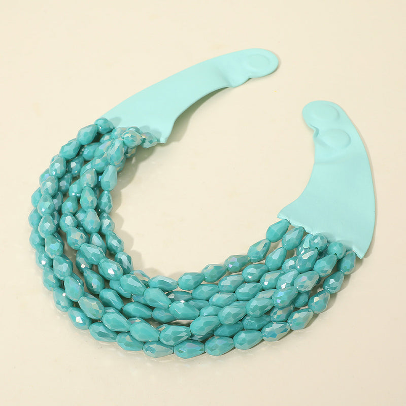 Sunlit Radiance Necklace - Turquoise-230 Jewelry-NYW-Coastal Bloom Boutique, find the trendiest versions of the popular styles and looks Located in Indialantic, FL