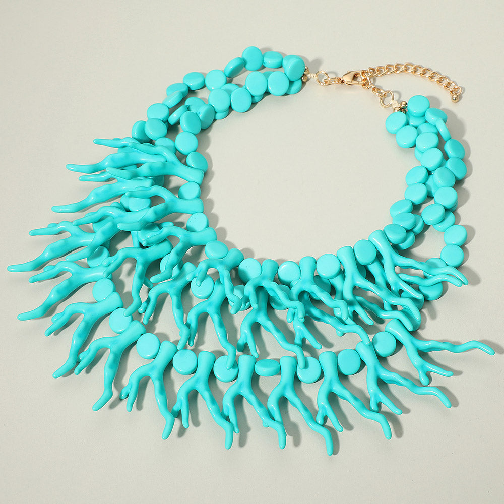 Midnight Tides Necklace - Turquoise-230 Jewelry-NYW-Coastal Bloom Boutique, find the trendiest versions of the popular styles and looks Located in Indialantic, FL