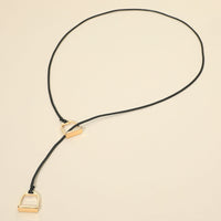 Equestrian Grace Lariat Necklace-230 Jewelry-NYW-Coastal Bloom Boutique, find the trendiest versions of the popular styles and looks Located in Indialantic, FL